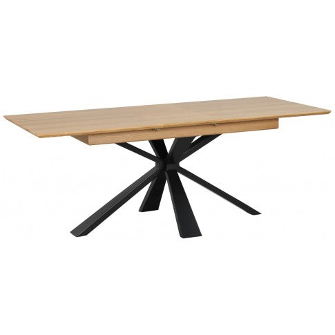 Hereford 160 Extending Dining Table With Metal Base