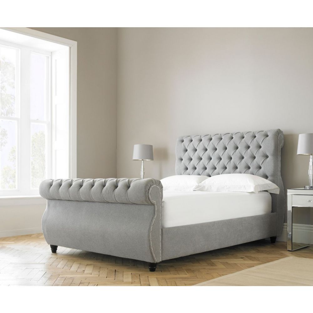 Chiswick Chesterfield Fabric Upholstered Bed Frame