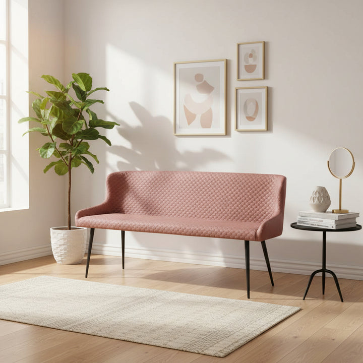 Harlow PU Leather Dining Bench