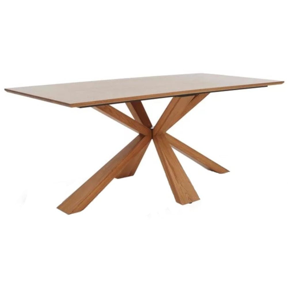Harlow 180 Fixed Top Wooden Base Dining Table
