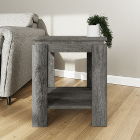 CANYON SIDE TABLE CHARCOAL GREY