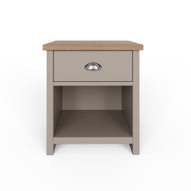 Lancaster Grey Lamp Table | Two-Tone Side Table UK
