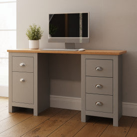 LANCASTER STUDY DESK GREY