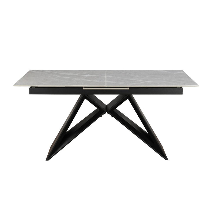 Triesta Ceramic Argento Grey Table with Ella Dining Chairs