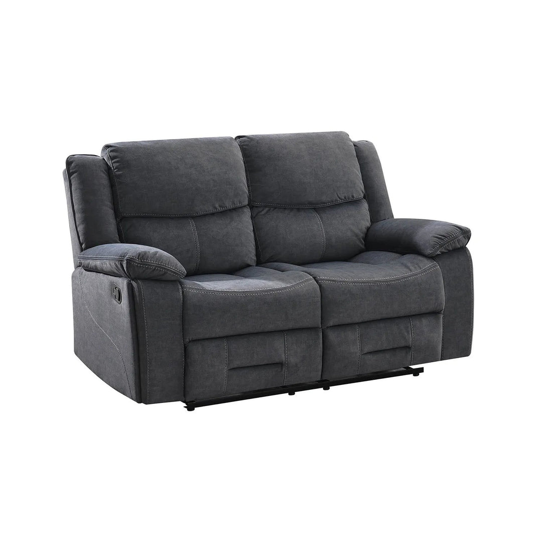 Klayton 2 Seater Manual Recliner Sofa in Khaki