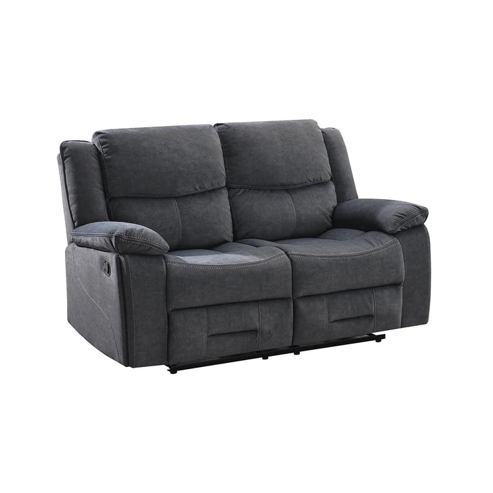 Klayton 2 Seater Manual Recliner Sofa in Khaki