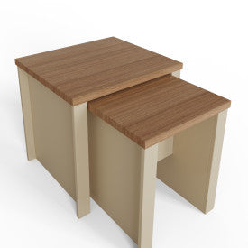 LANCASTER NESTING TABLES CREAM