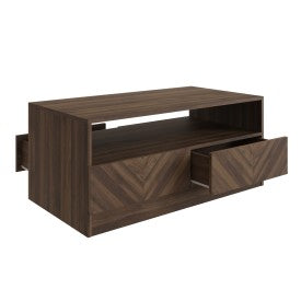Lux Walnut Wooden Coffee Table