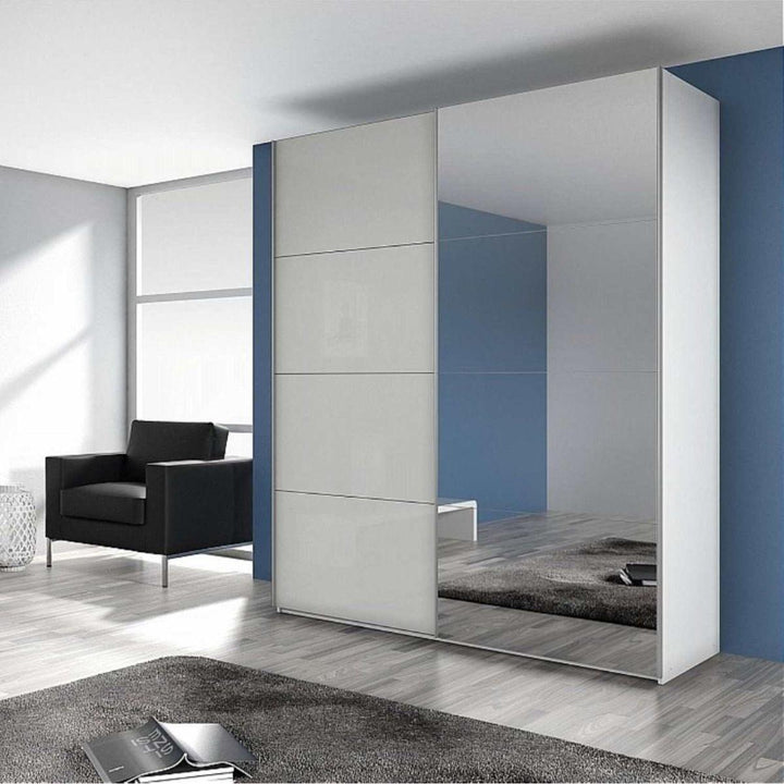 Atlanta 2 Door Sliding Wardrobe With Mirror