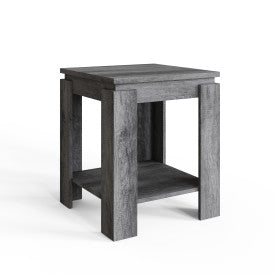 CANYON SIDE TABLE CHARCOAL GREY
