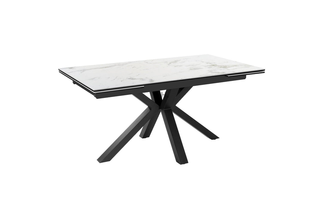 Marco Grey Ceramic Ext Small Table with Tesan Chairs