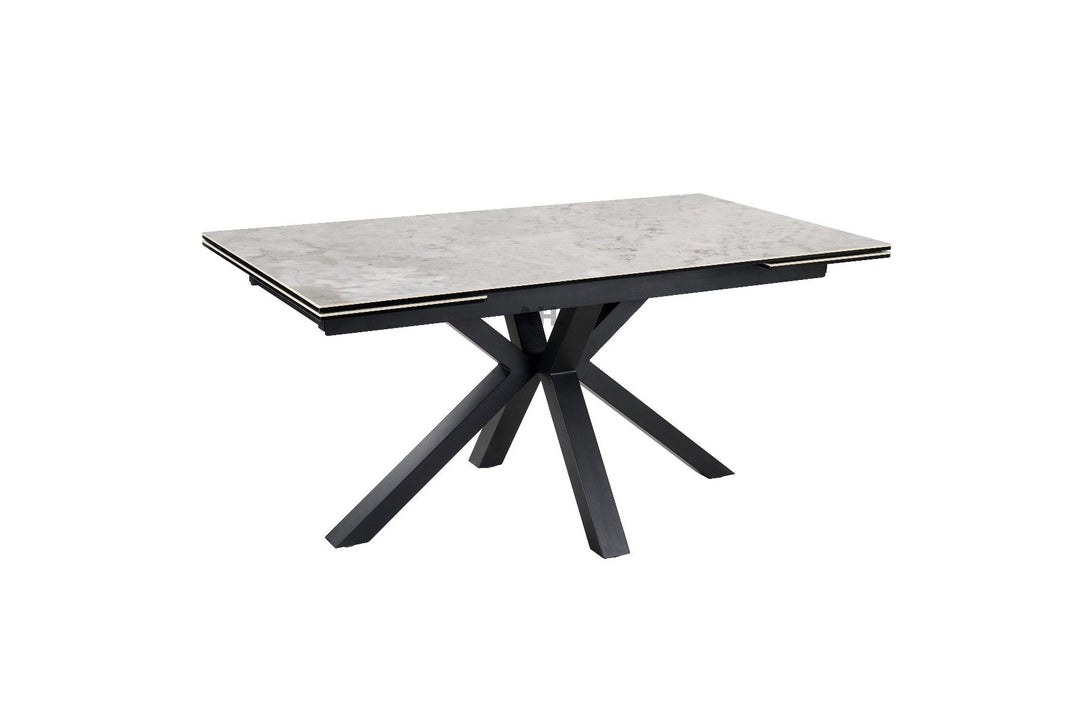 Marco Grey Ceramic Ext Small Table with Tesan Chairs