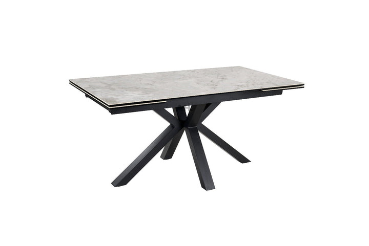 Marco Grey Ceramic Ext Small Table with Tesan Chairs