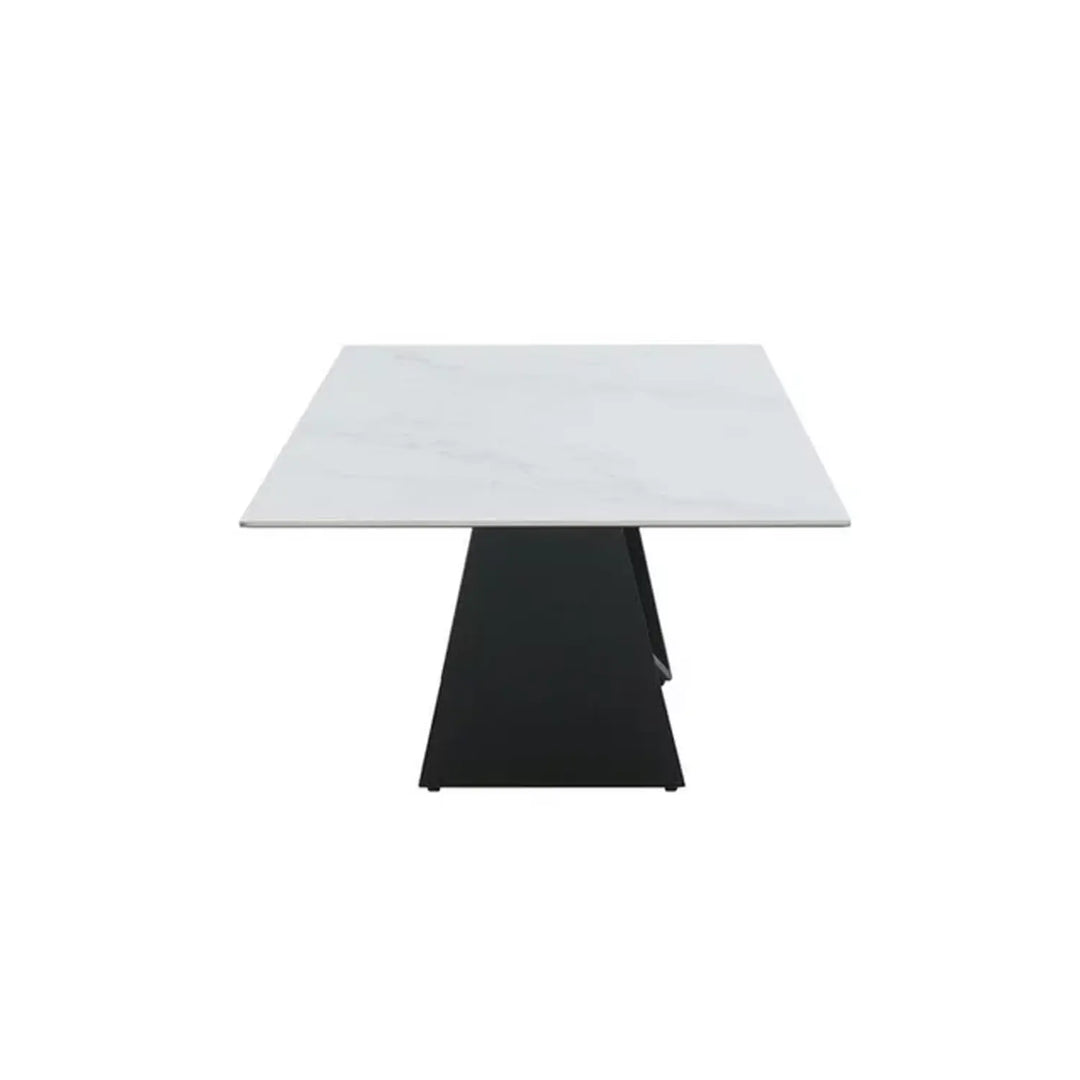 Sleek Black Coffee Table with Clean Lines