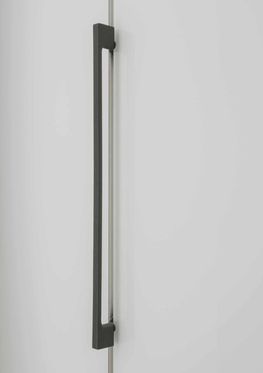 Wiemann Monaco 3 Door Hinged Glass Front Wardrobe With Drawers