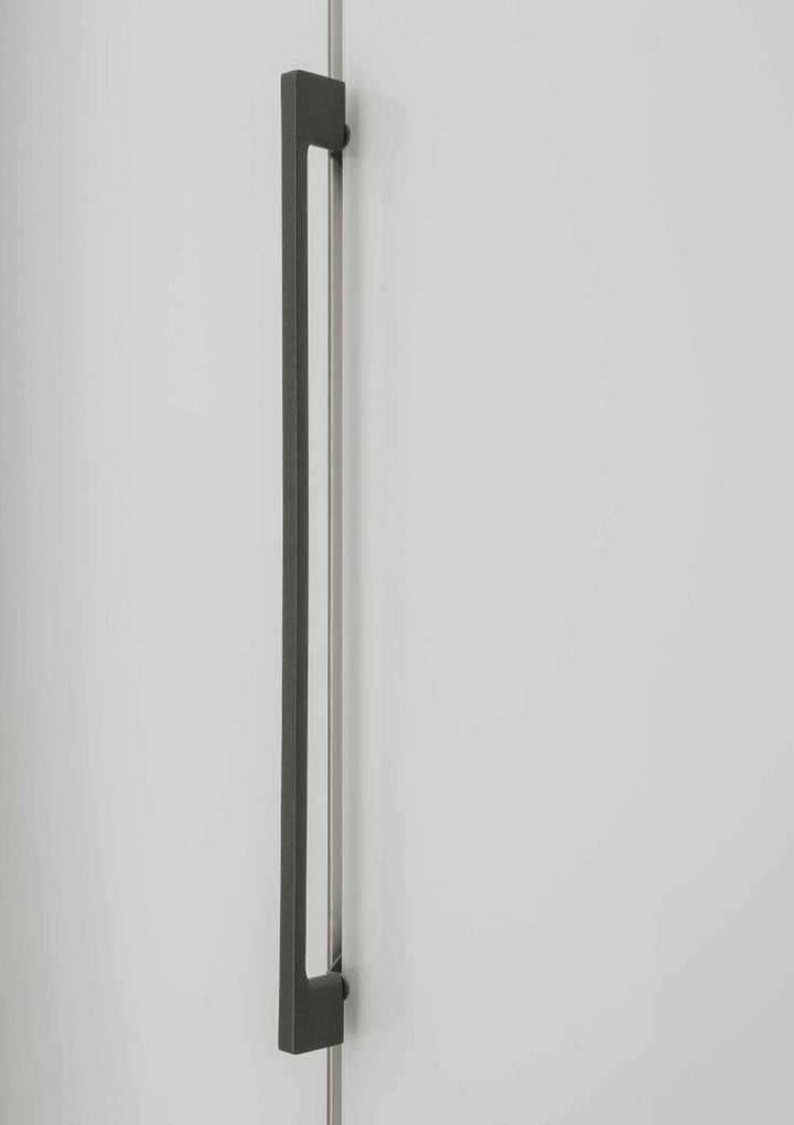 Wiemann Monaco 3 Door Hinged Glass Front Wardrobe With Drawers