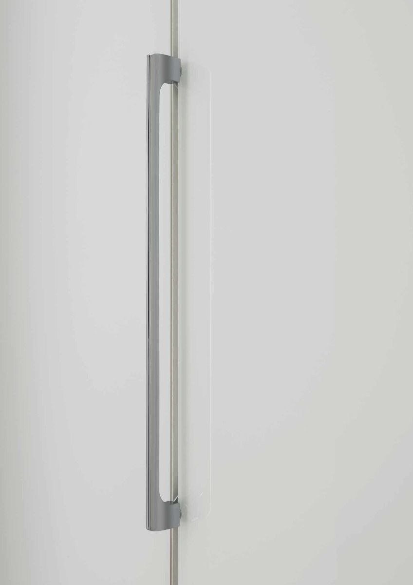 Wiemann Monaco 3 Door Hinged Glass Front Wardrobe With Drawers