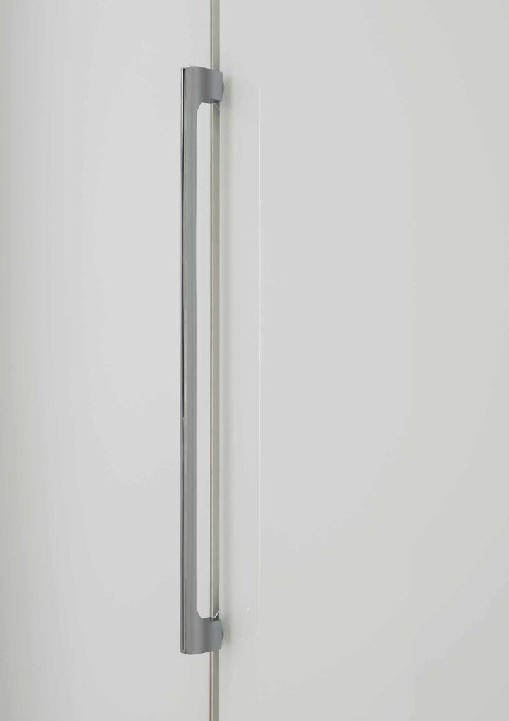 Wiemann Monaco 3 Door Hinged Glass Front Wardrobe With Drawers
