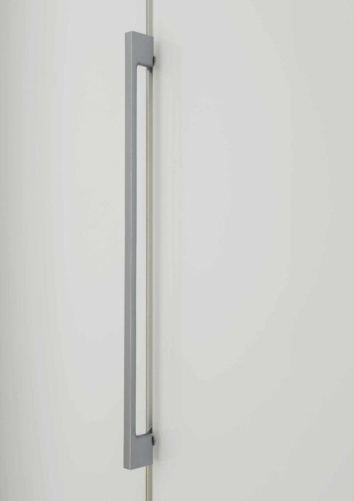 Wiemann Monaco 3 Door Hinged Glass Front Wardrobe With Drawers