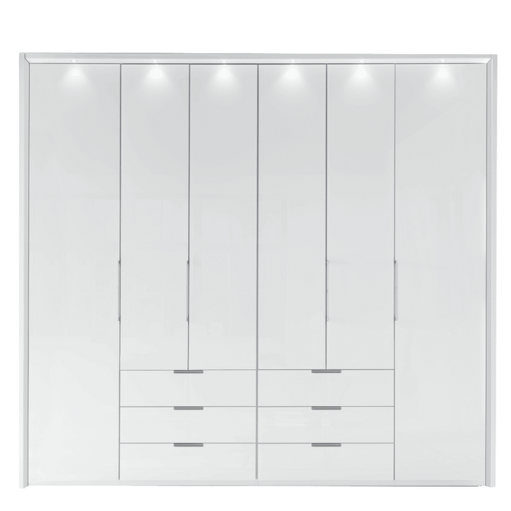 Wiemann Monaco 1000 Combi Wardrobe With 6 Hinged Doors