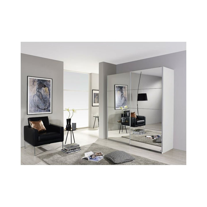 Rauch Subito Full Mirror 2 Sliding Door Wardrobe