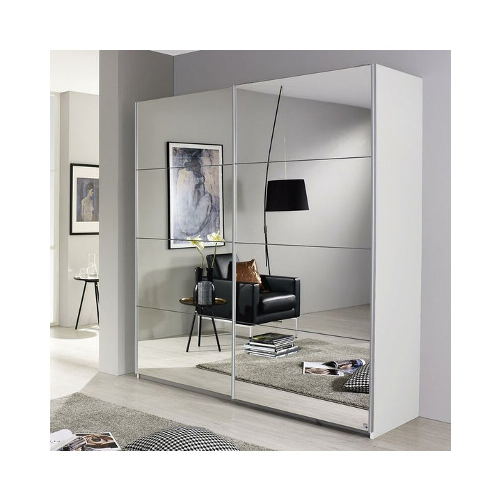 Rauch Subito Full Mirror 2 Sliding Door Wardrobe