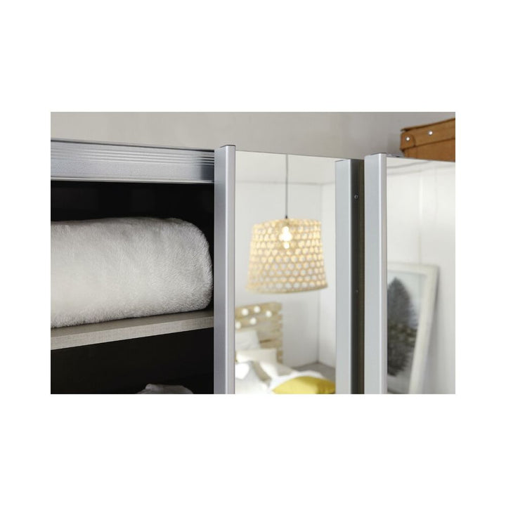 Rauch Subito Full Mirror 2 Sliding Door Wardrobe