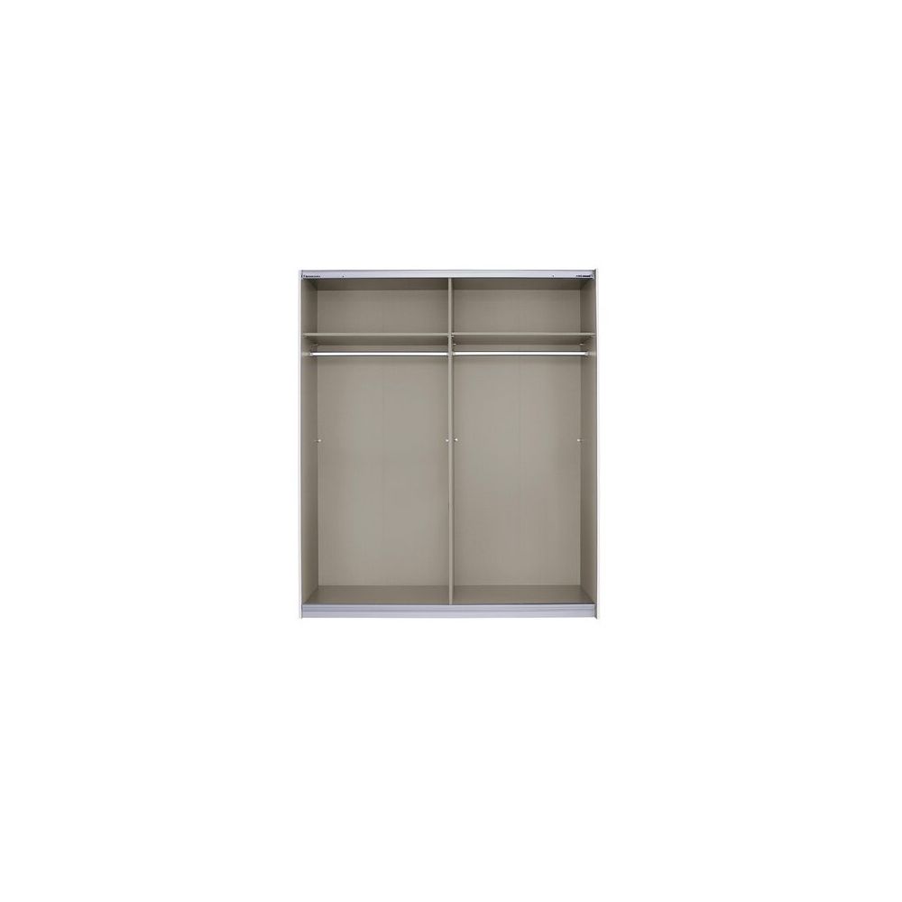 Rauch Artisan Mirror Sliding Door Wardrobe-Oak