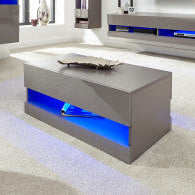 GreyMist LED Coffee Table