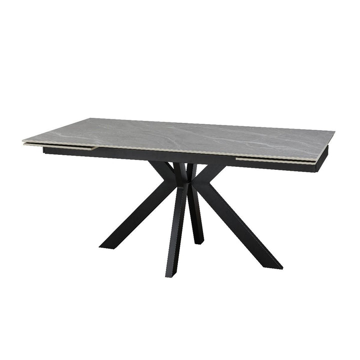 Maven Ceramic Argento Grey Table with Ella Dining Chairs