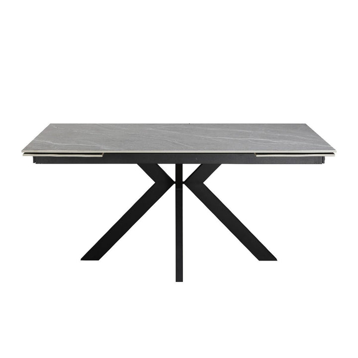 Maven Ceramic Argento Grey Table with Ella Dining Chairs