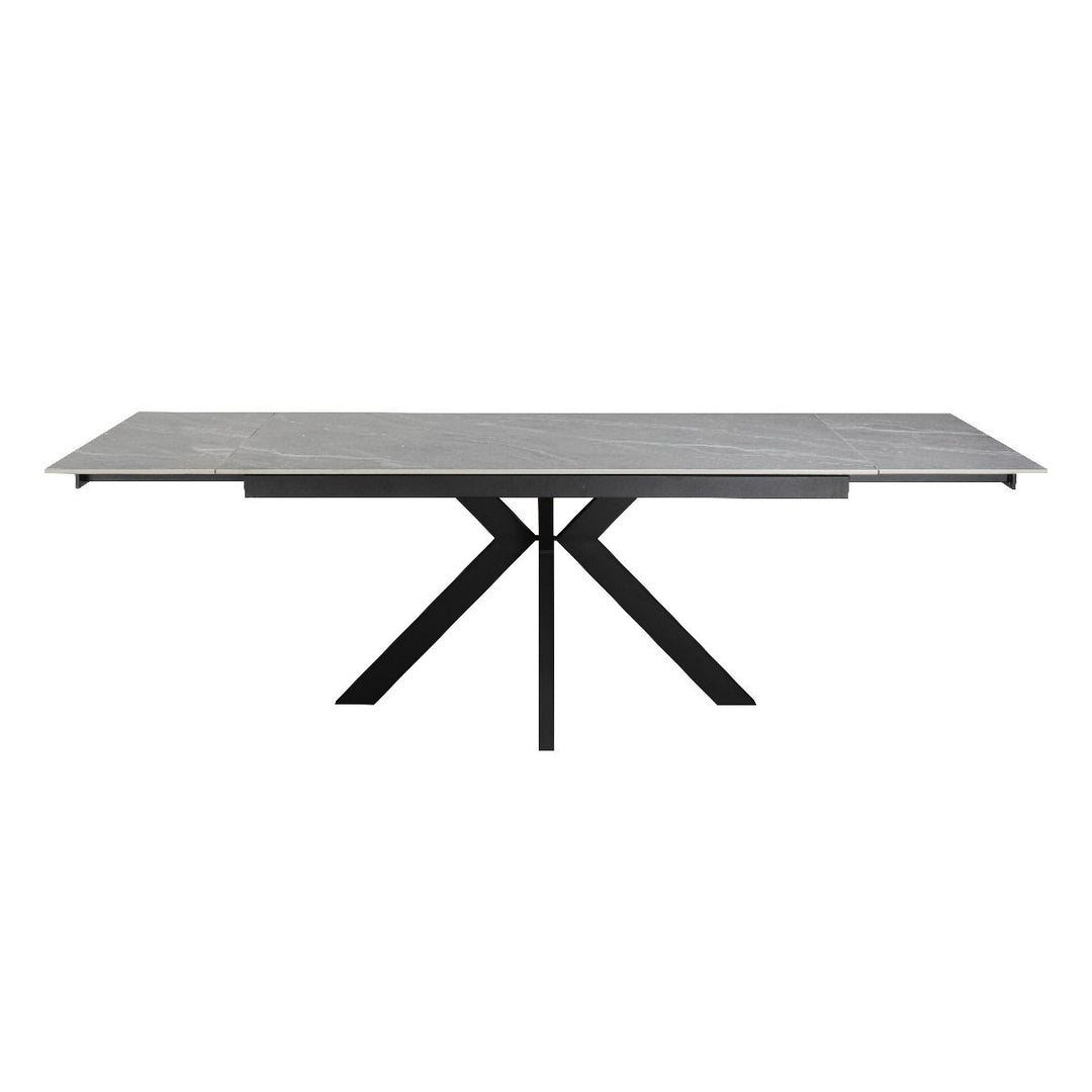 Maven Ceramic Argento Grey Table with Ella Dining Chairs