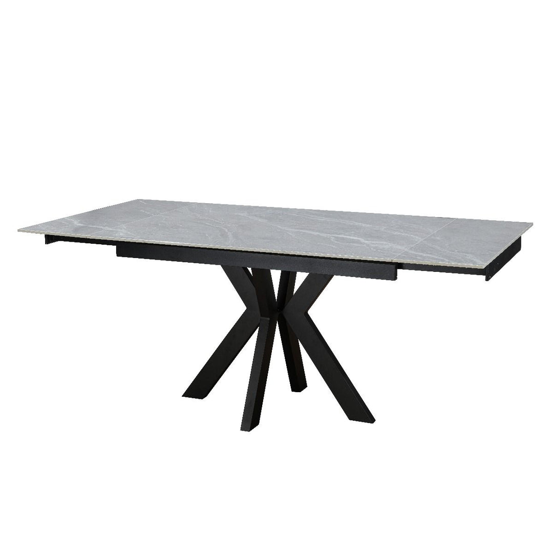 Vilo Ceramic Argento Grey Table with Ella Dining Chairs