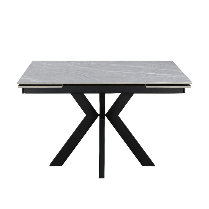 Vilo Ceramic Argento Grey Table with Ella Dining Chairs