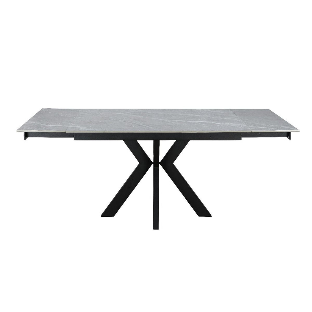 Vilo Ceramic Argento Grey Table with Ella Dining Chairs