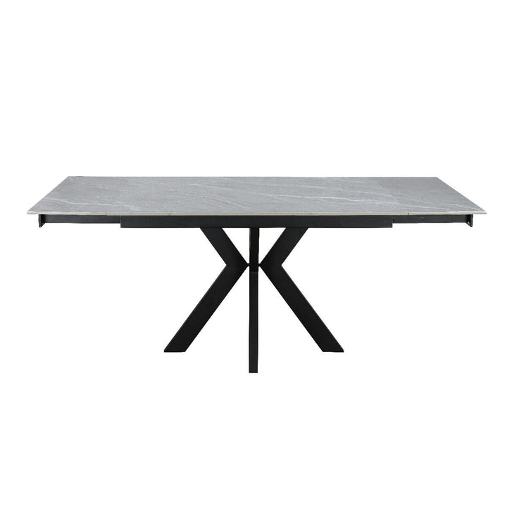 Vilo Ceramic Argento Grey Table with Ella Dining Chairs