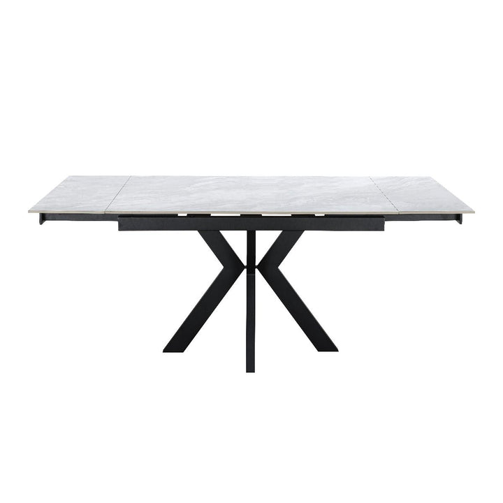 Vilo Ceramic Pearla Grey Extending Dining Table Set