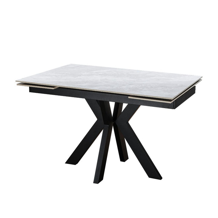 Vilo Ceramic Pearla Grey Extending Dining Table Set