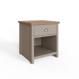 Lancaster Grey Lamp Table | Two-Tone Side Table UK