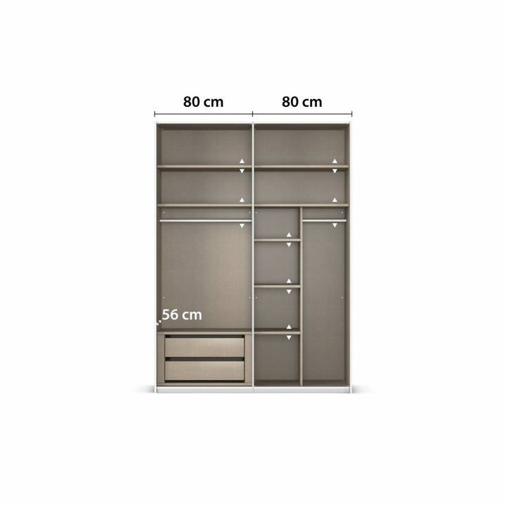 Rauch Contido 2 Door Sliding Wardrobe