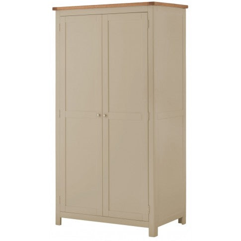 Portland 2 Door Wardrobe-stone