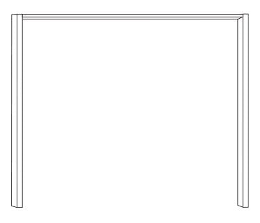 Passe-partout frame 150 CM -K4D