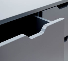 NYBORG 2+2 DRAWER CHEST DARK GREY