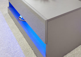 GreyMist LED Coffee Table