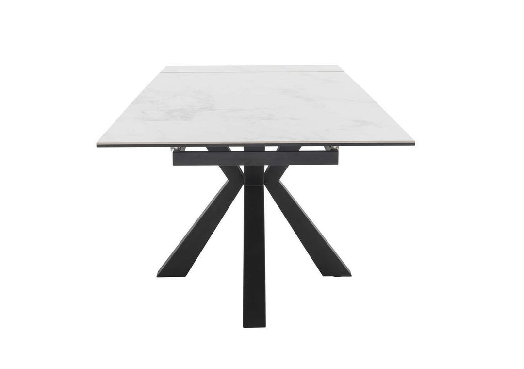 Marco Grey Ceramic Ext Small Table with Tesan Chairs