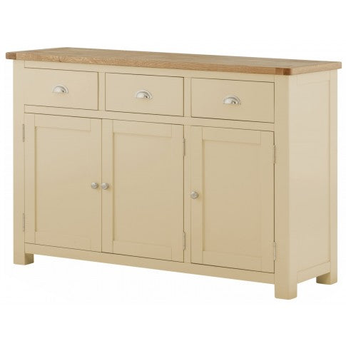 Portland 3 Door Sideboard-stone