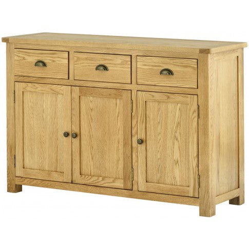 Portland 3 Door Sideboard-oak