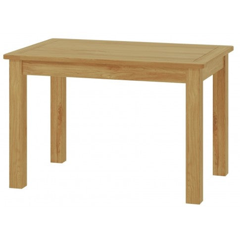 Portland Fixed Dining Table-oak