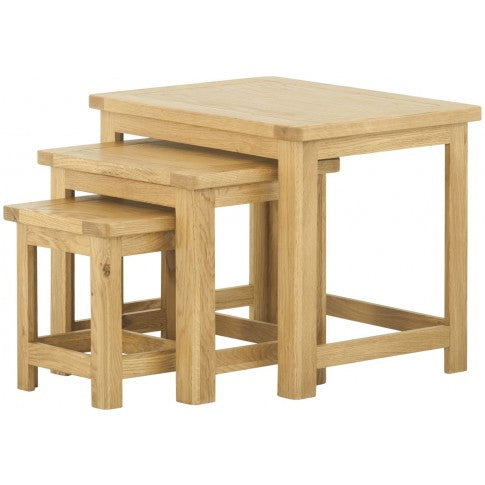 Portland Nest of Tables-oak