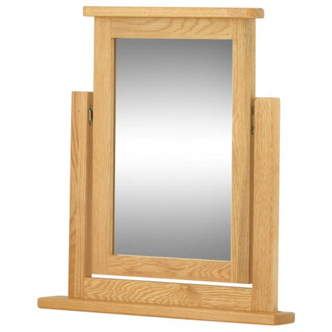 Portland Dressing Table Mirror-oak